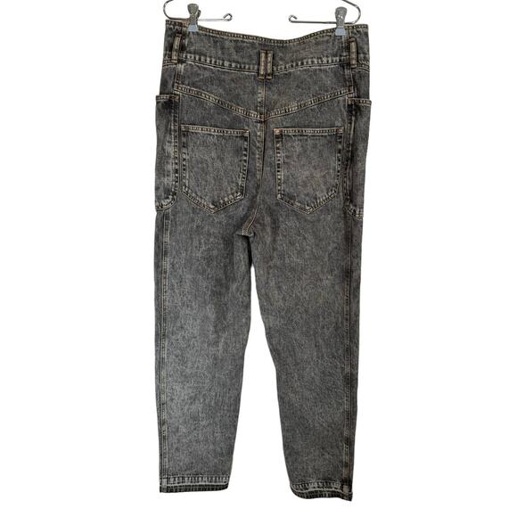 NWT Isabel Marant Tess Faded Boyfriend Jeans Grey High Rise Straight FR 38 US 6 - Picture 6 of 14